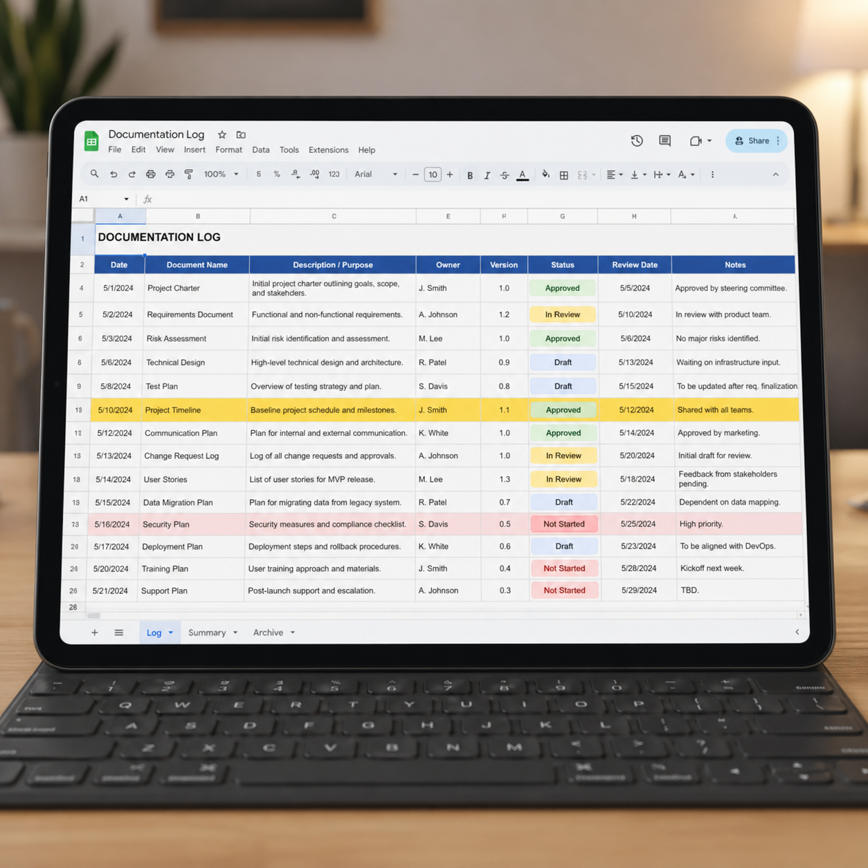 Documentation Log